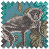 Monkeying Around, Lagoon - Made to Measure Curtains